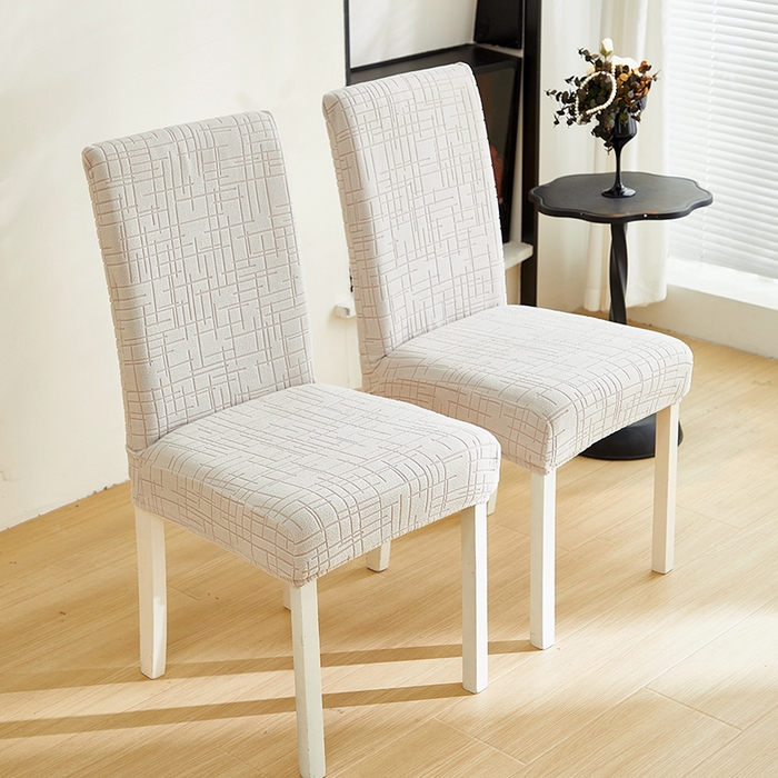 91家纺网 家纺一手货源 找家纺 飞翔家纺沙发套 2026新款素格纹椅子套 浅灰色