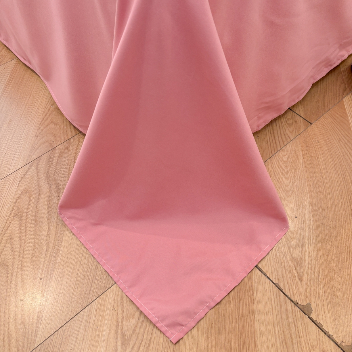 91家纺网 家纺一手货源 找家纺 慕语家纺 2026款贴布绣磨毛四件套甜心 甜心-豆沙粉