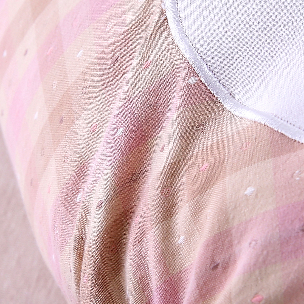 91家纺网 家纺一手货源 找家纺 珍贝家纺 2026新款全棉大脸熊枕套枕头枕芯枕套+枕芯儿童枕学生枕 大脸熊-粉灰格