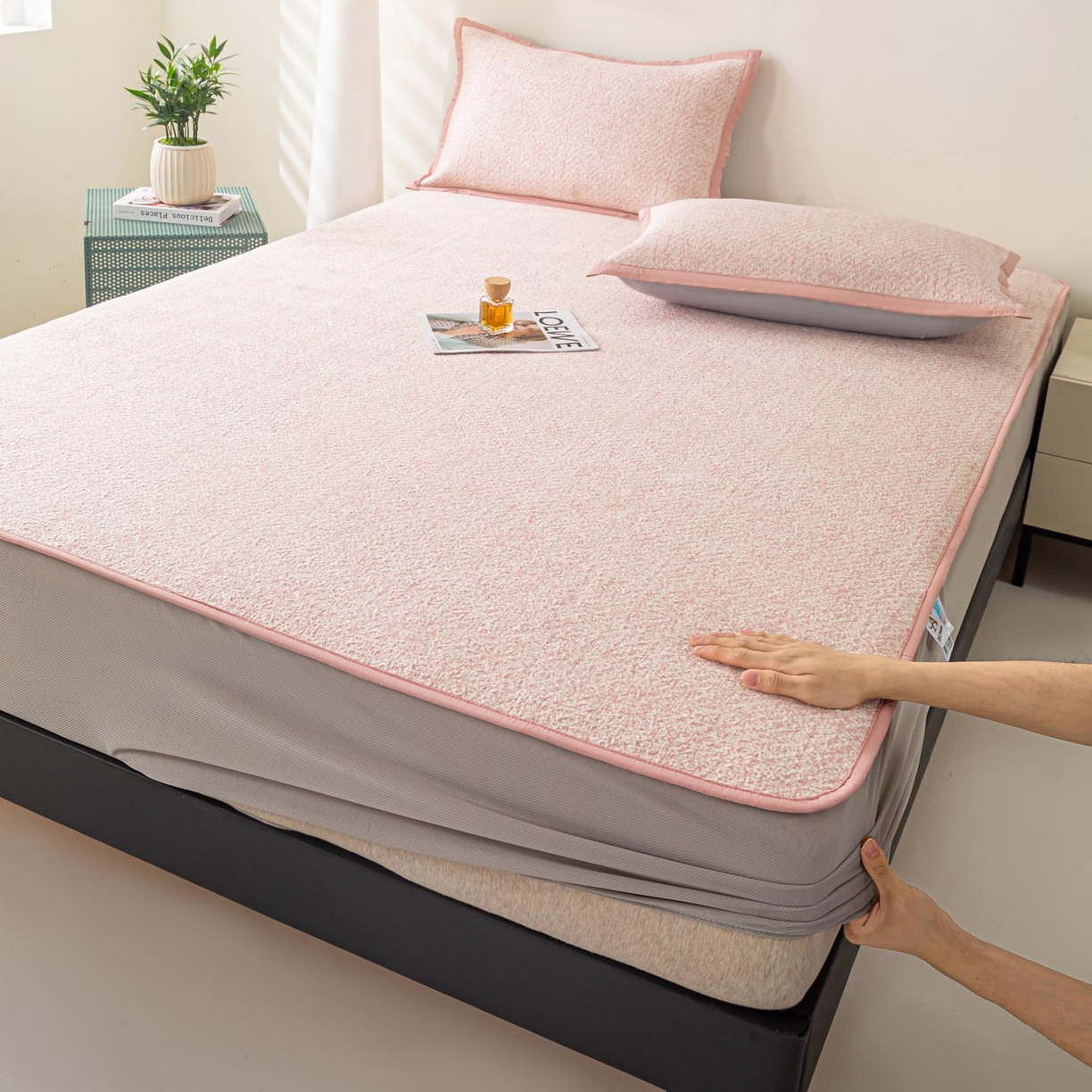 91家纺网 家纺一手货源 找家纺 （总）帅露家纺 2026新款A类PE高分子双泡软凉席席子