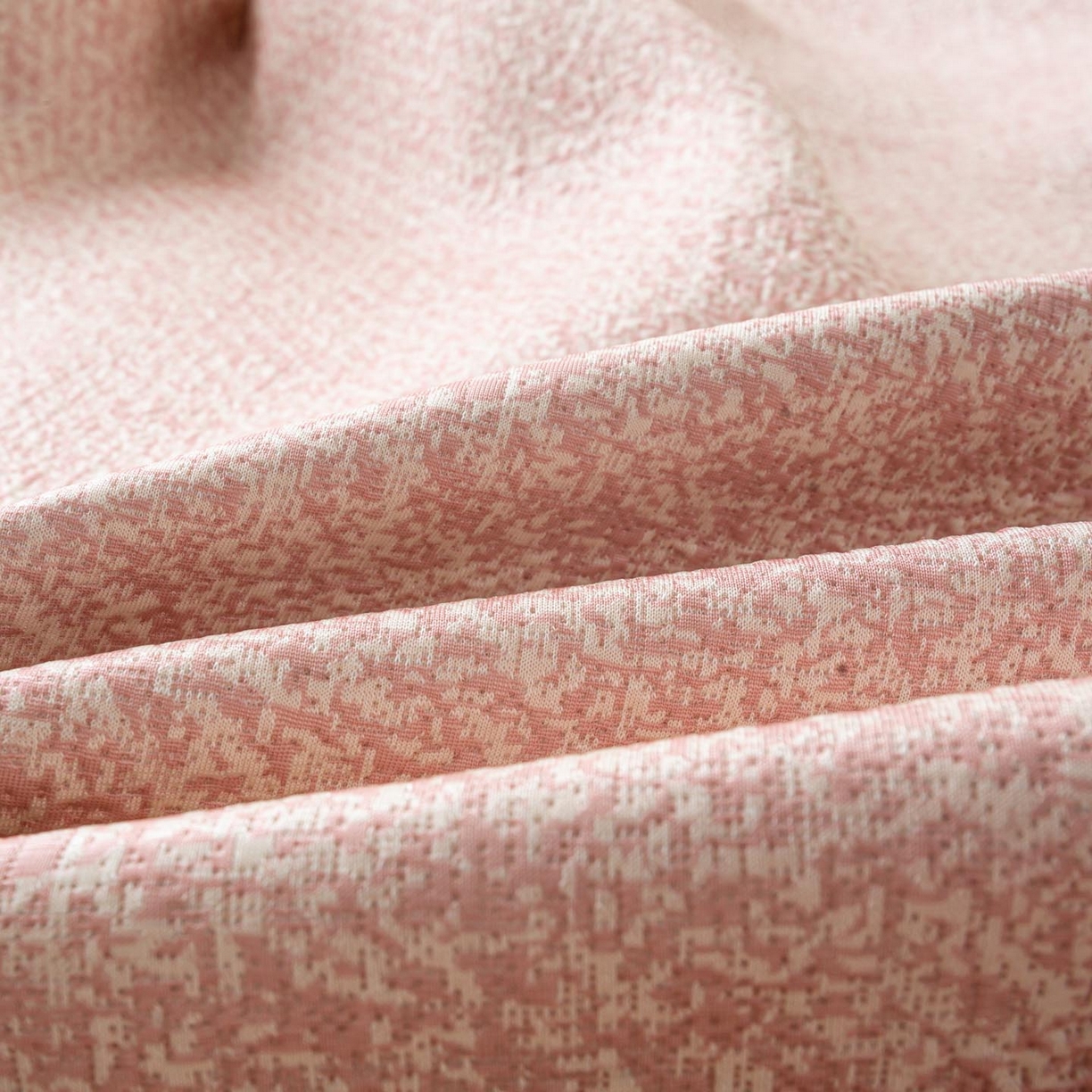 91家纺网 家纺一手货源 找家纺 帅露家纺 2026新款A类PE高分子双泡软凉席席子 床笠款双泡雪花-粉