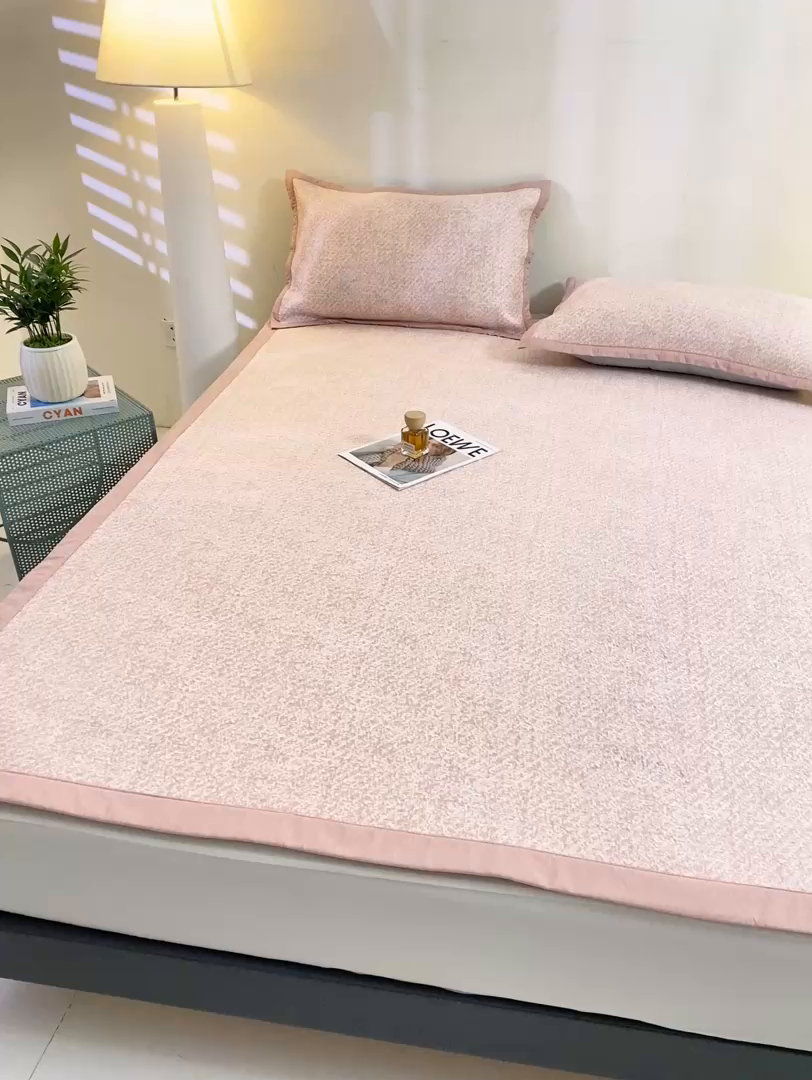 91家纺网 家纺一手货源 找家纺 （总）帅露家纺 2026新款A类PE高分子双泡软凉席席子