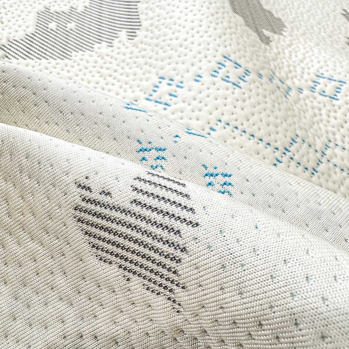 91家纺网 家纺一手货源 找家纺 帅露家纺 2026新款A类PE中分子提花软凉席席子 平铺款-猫咪派对蓝