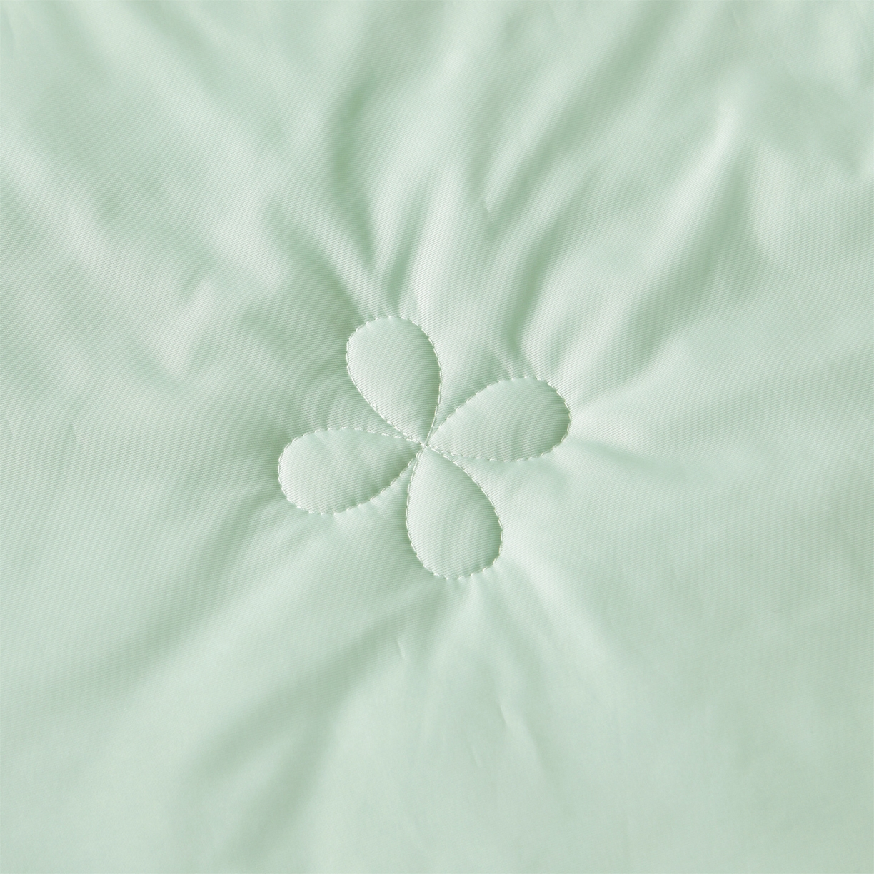 91家纺网 家纺一手货源 找家纺 好儿喜家纺 2026新款夏季夏被四件套乳胶床裙款-雅颂系列 雅颂-果绿