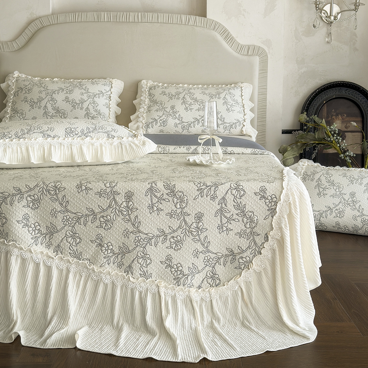 91家纺网 家纺一手货源 找家纺 （总）乐朵家居 2026新款 楠枝（加厚复合）凉豆豆 凉席三件套