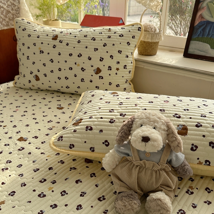 91家纺网 家纺一手货源 找家纺 （总）贝扬思家纺 2026春夏新款高品质A类泡芙纱床盖夏被夏凉被空调被四件套-青提系列