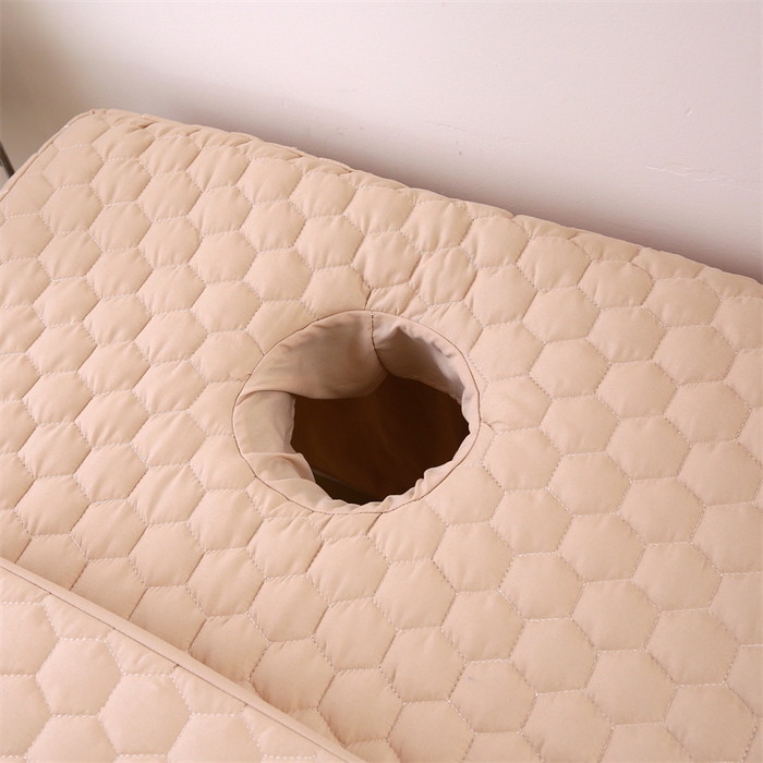 91家纺网 家纺一手货源 找家纺 乐逸家纺 2026新款源头工厂美容床罩套件可定制可以刺绣logo四季款亲肤 小清新栀子海拼驼