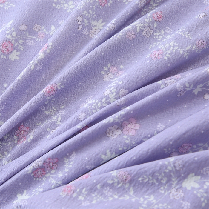 91家纺网 家纺一手货源 找家纺 乐逸家纺 2026新款源头工厂美容床罩套件可定制可以刺绣logo四季款亲肤 小清新紫拼蓝