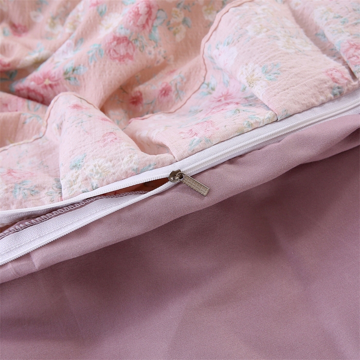 91家纺网 家纺一手货源 找家纺 乐逸家纺 2026新款源头工厂美容床罩套件可定制可以刺绣logo四季款亲肤 小清新豆沙