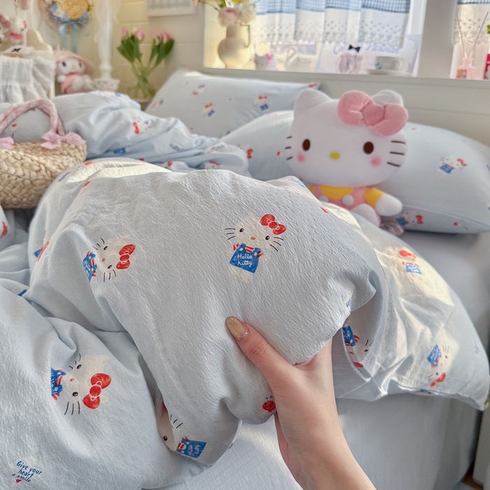 91家纺网 家纺一手货源 找家纺 （总）初念 2026新款云感纱印花四件套