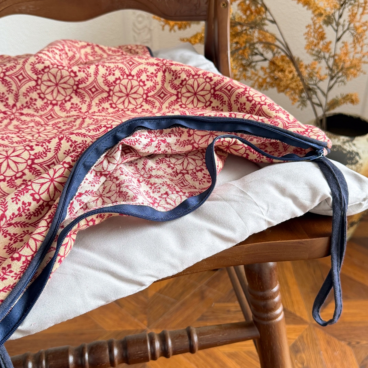 91家纺网 家纺一手货源 找家纺 （总）座享家 2026新款棉麻复古坐垫