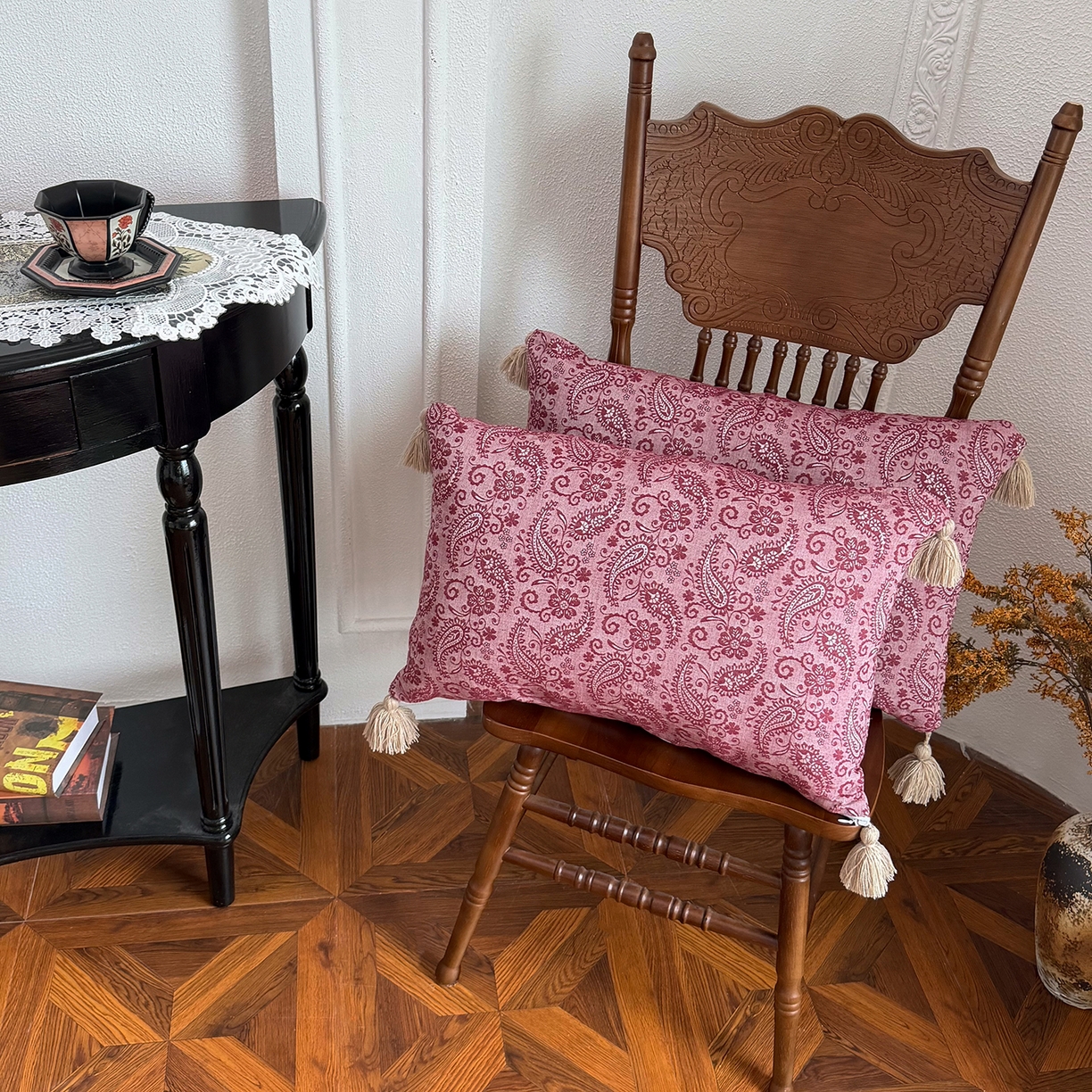 91家纺网 家纺一手货源 找家纺 （总）座享家 2026新款棉麻复古坐垫