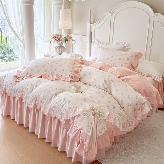 91家纺网 家纺一手货源 找家纺 （总）花香四季家纺 2025新款雕花绒牛奶绒夹棉床盖款四件套系列-浪漫情缘