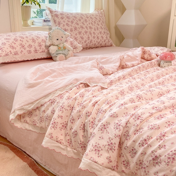 91家纺网 家纺一手货源 找家纺 （总）漫仙阁家纺 2026新款云感泡芙棉夏被四件套