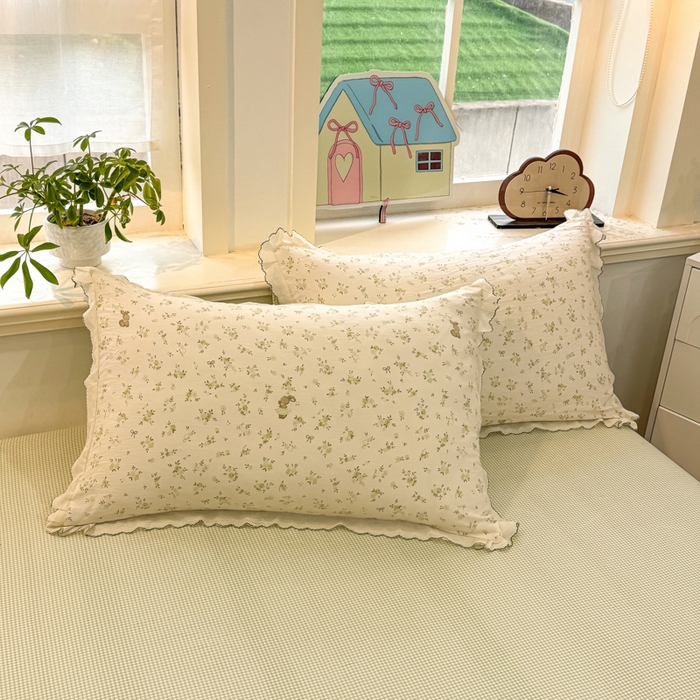 91家纺网 家纺一手货源 找家纺 漫仙阁家纺 2026新款云感泡芙棉夏被四件套 春妮