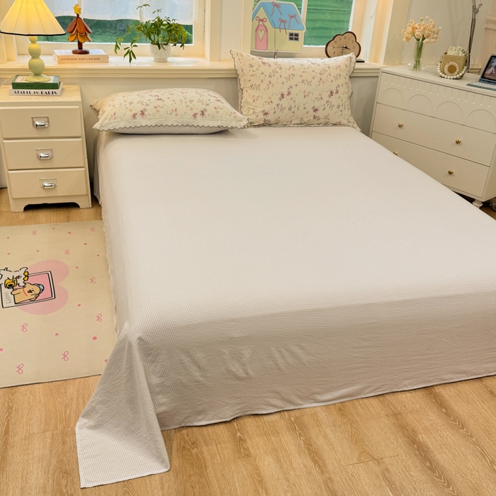 91家纺网 家纺一手货源 找家纺 漫仙阁家纺 2026新款云感泡芙棉夏被四件套 花梦