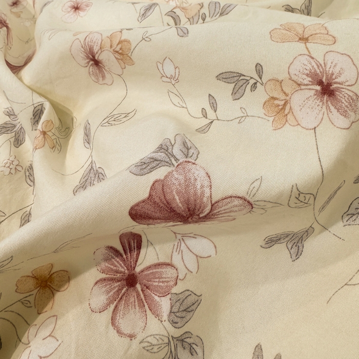 91家纺网 家纺一手货源 找家纺 漫仙阁家纺 2026新款云感泡芙棉夏被四件套 花梦