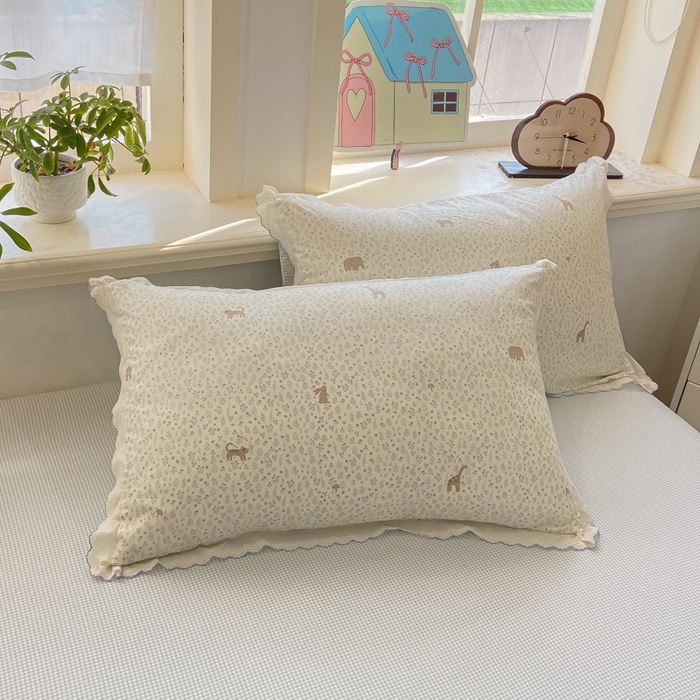 91家纺网 家纺一手货源 找家纺 漫仙阁家纺 2026新款云感泡芙棉夏被四件套 吉象