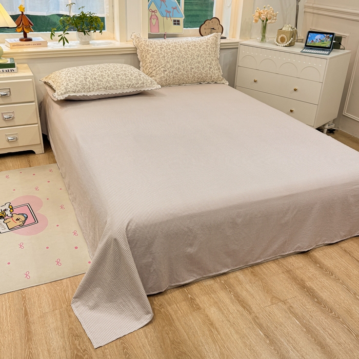 91家纺网 家纺一手货源 找家纺 漫仙阁家纺 2026新款云感泡芙棉夏被四件套 简韵