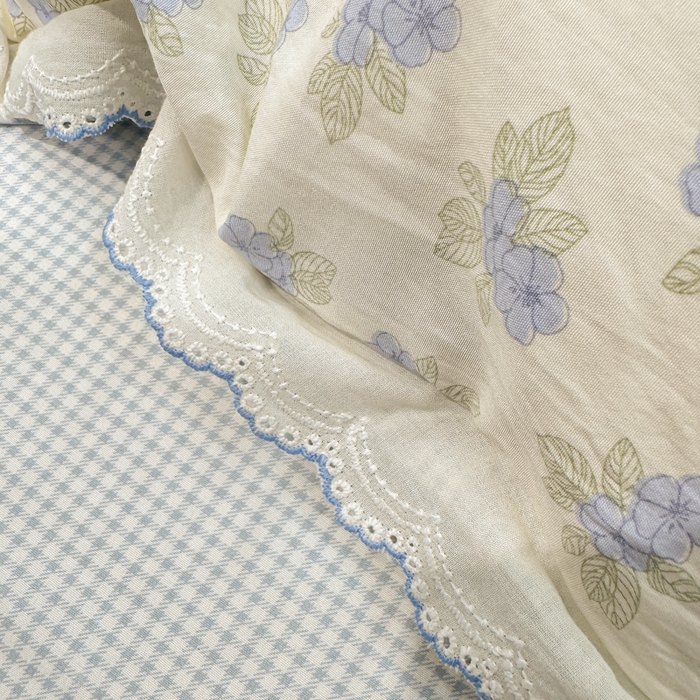 91家纺网 家纺一手货源 找家纺 漫仙阁家纺 2026新款云感泡芙棉夏被四件套 兰黛