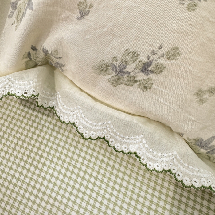 91家纺网 家纺一手货源 找家纺 漫仙阁家纺 2026新款云感泡芙棉夏被四件套 南烟