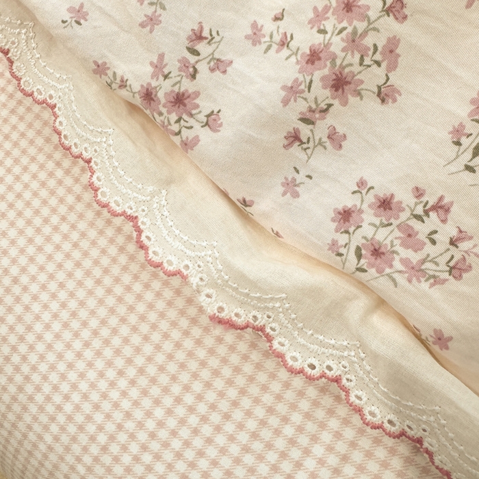 91家纺网 家纺一手货源 找家纺 漫仙阁家纺 2026新款云感泡芙棉夏被四件套 七分甜