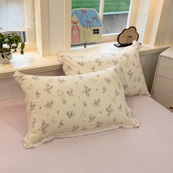 91家纺网 家纺一手货源 找家纺 漫仙阁家纺 2026新款云感泡芙棉夏被四件套 唯美