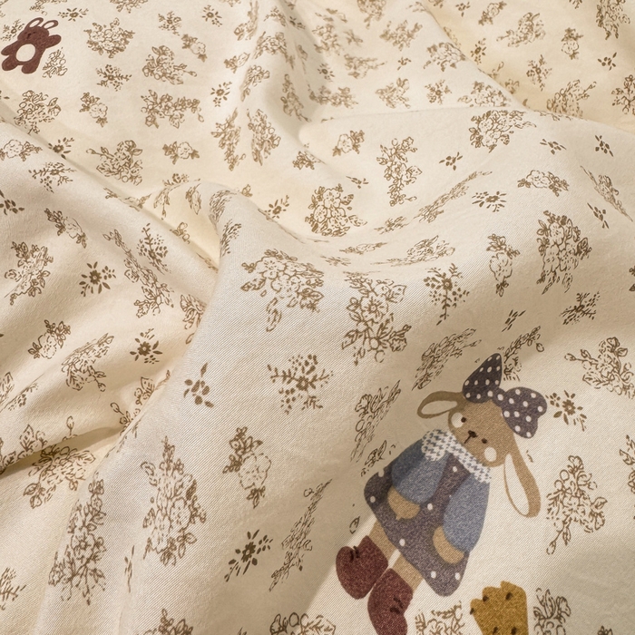 91家纺网 家纺一手货源 找家纺 漫仙阁家纺 2026新款云感泡芙棉夏被四件套 午后时光