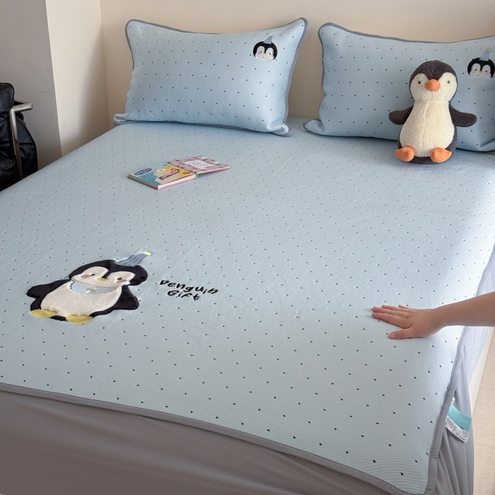 91家纺网 家纺一手货源 找家纺 （总）暖生活 2026春夏新款3DMAX超凉感原创软凉席席子空调软席-床笠款