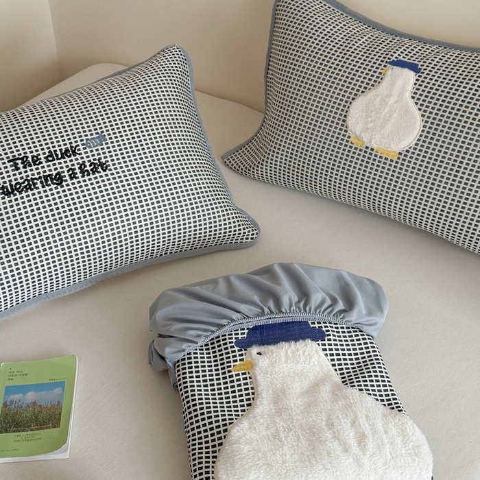 91家纺网 家纺一手货源 找家纺 暖生活 2026春夏新款3DMAX超凉感原创软凉席席子空调软席-床笠款 大白鹅-床笠款