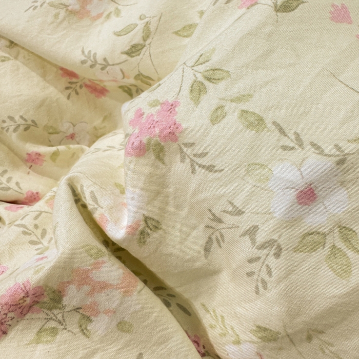 91家纺网 家纺一手货源 找家纺 漫仙阁家纺 2026新款云感泡芙棉夏被四件套 叶朦胧