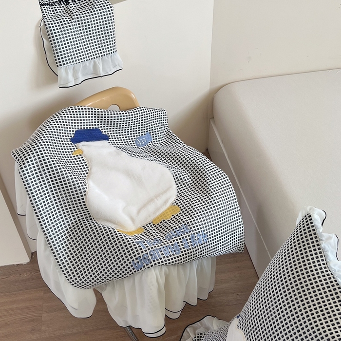 91家纺网 家纺一手货源 找家纺 暖生活 2026春夏新款3DMAX超凉感原创软凉席席子空调软席-床裙款 大白鹅-床裙款