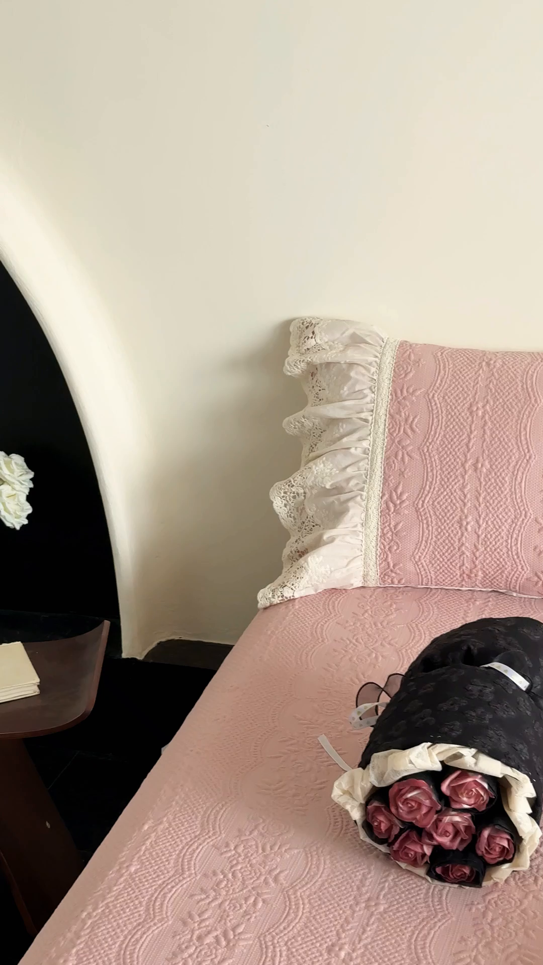 91家纺网 家纺一手货源 找家纺 觅糖家纺 2026夏日新款复古法式冰豆豆立体提花床裙凉席系列 -一路生花 一路生花-粉