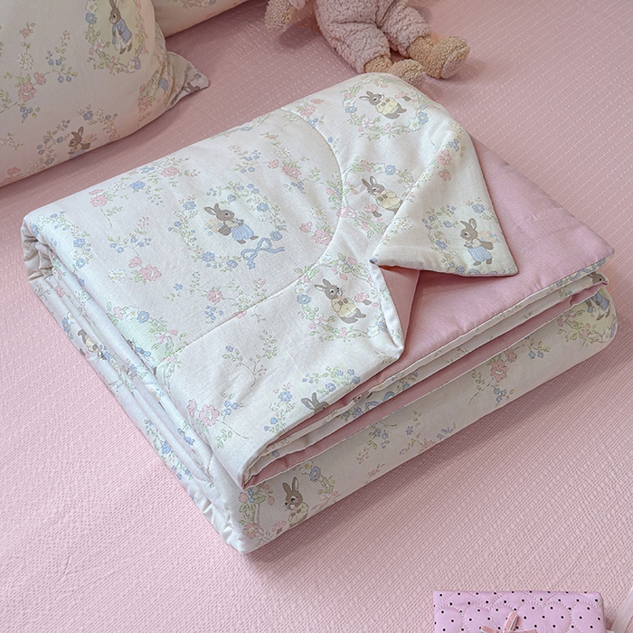 91家纺网 家纺一手货源 找家纺 （总）老帅的工厂店 2026新款A类全棉双层纱大豆纤维夏被