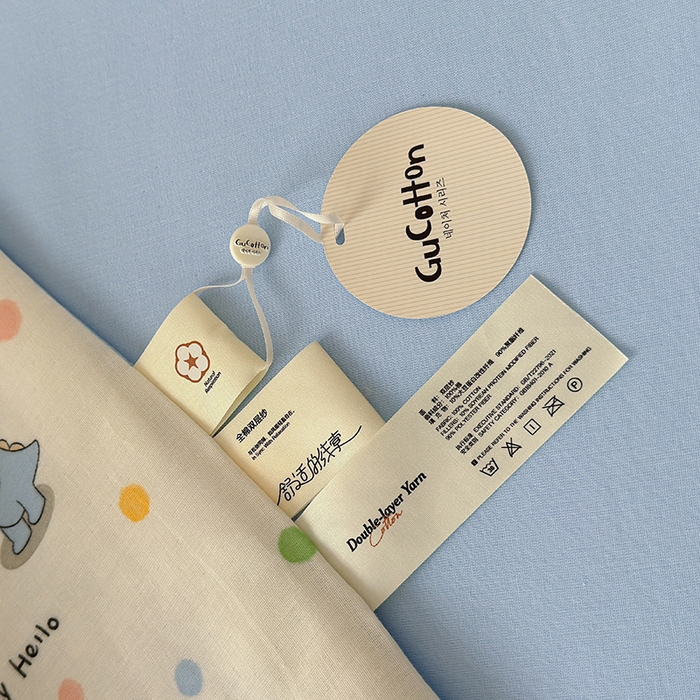 91家纺网 家纺一手货源 找家纺 老帅的工厂店 2026新款A类全棉双层纱大豆纤维夏被 彩点小龙