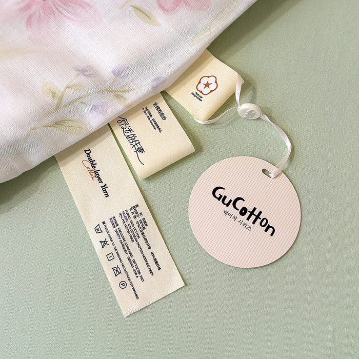 91家纺网 家纺一手货源 找家纺 老帅的工厂店 2026新款A类全棉双层纱大豆纤维夏被 春晓