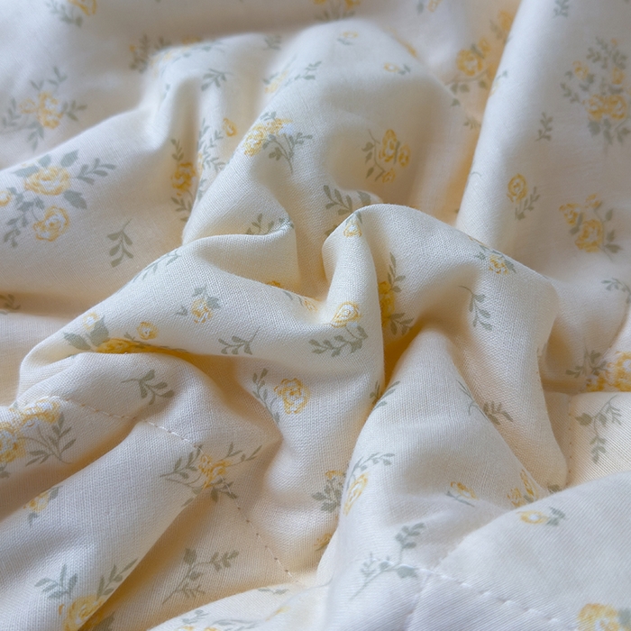 91家纺网 家纺一手货源 找家纺 老帅的工厂店 2026新款A类全棉双层纱大豆纤维夏被 橘子海