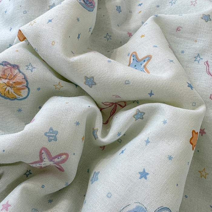 91家纺网 家纺一手货源 找家纺 老帅的工厂店 2026新款A类全棉双层纱大豆纤维夏被 水星记