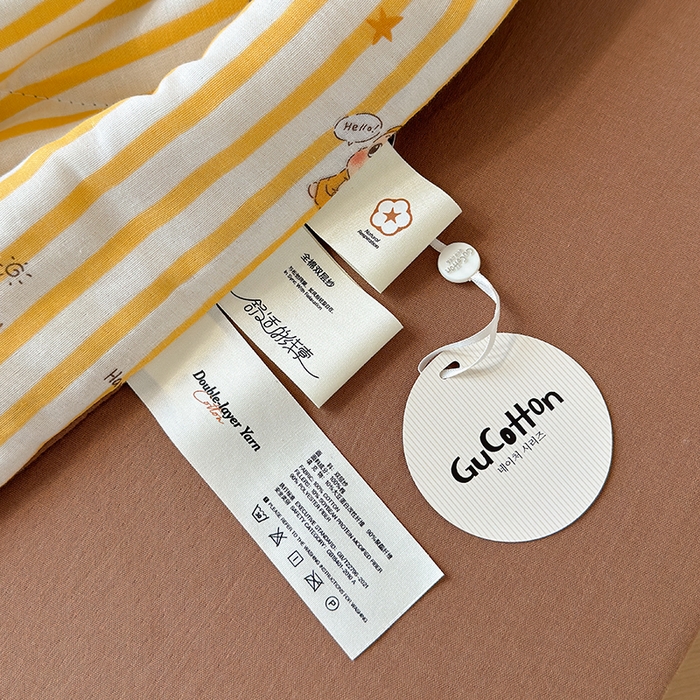 91家纺网 家纺一手货源 找家纺 老帅的工厂店 2026新款A类全棉双层纱大豆纤维夏被 星崽