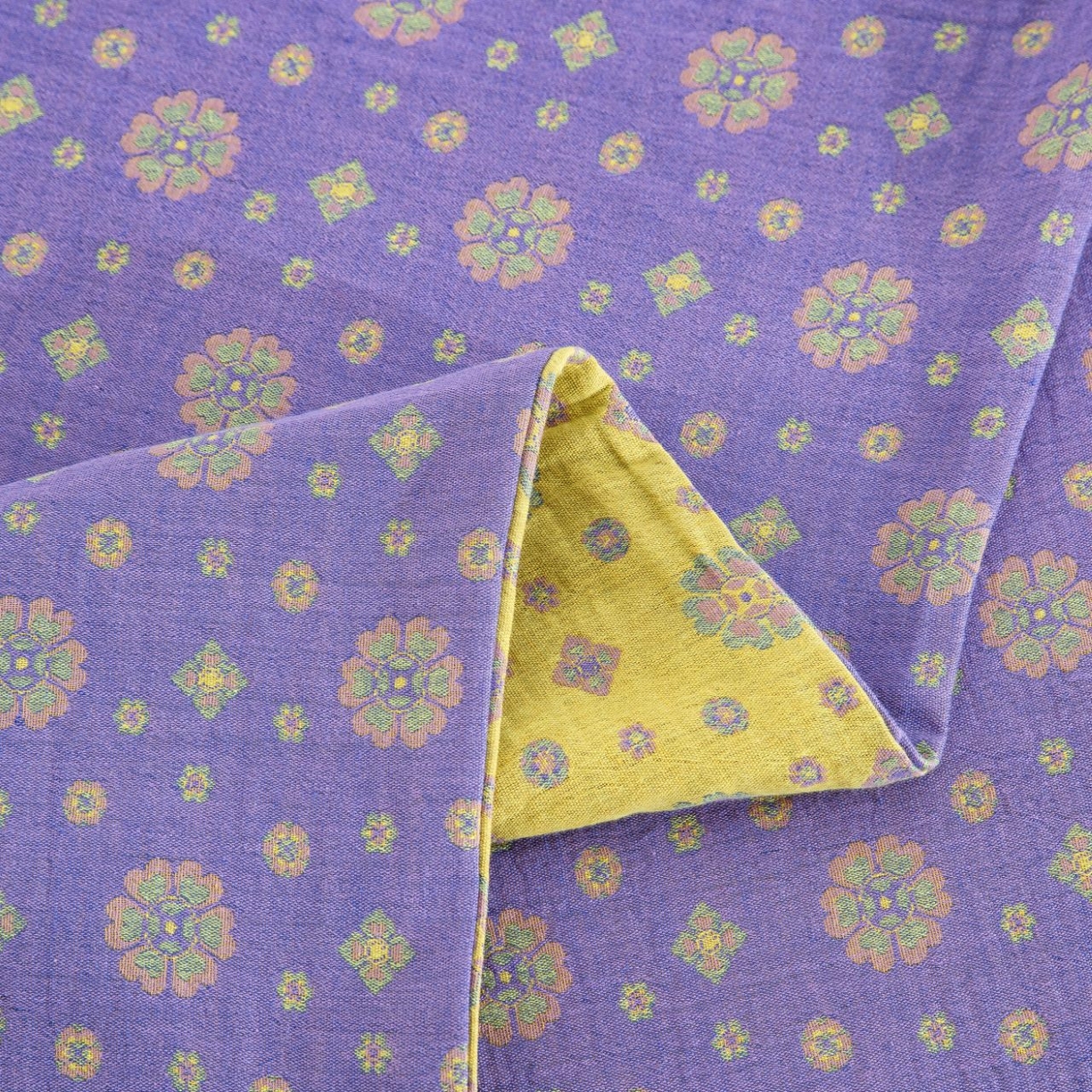 91家纺网 家纺一手货源 找家纺 （总）仰望棉麻双层纱供应链 2026新款星语全棉纯棉色织提花纽扣款四件套