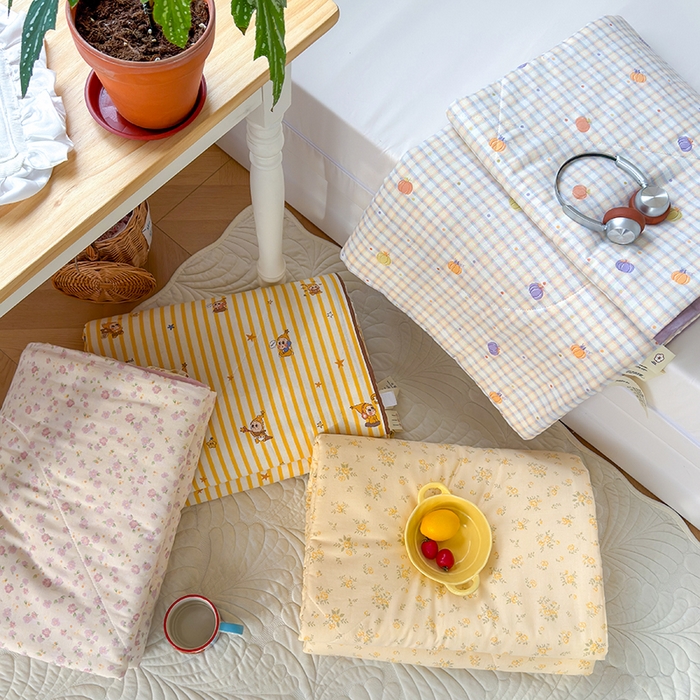 91家纺网 家纺一手货源 找家纺 老帅的工厂店 2026新款A类全棉双层纱大豆纤维夏被 组合图