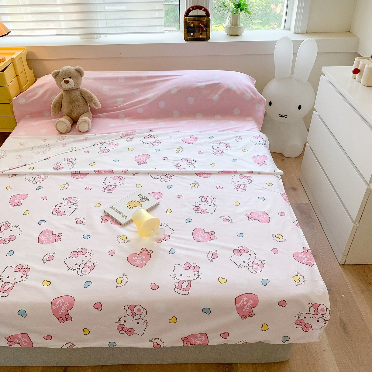 91家纺网 家纺一手货源 找家纺 （总）玉元坊 2026新款三丽鸥正版授权儿童卡通全棉纯棉旅行隔脏睡袋火车出行睡袋