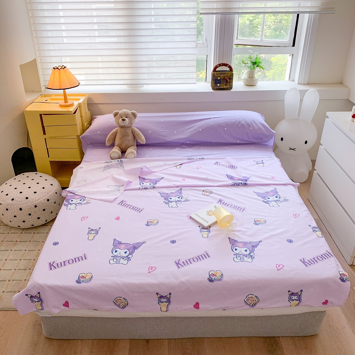 91家纺网 家纺一手货源 找家纺 （总）玉元坊 2026新款三丽鸥正版授权儿童卡通全棉纯棉旅行隔脏睡袋火车出行睡袋