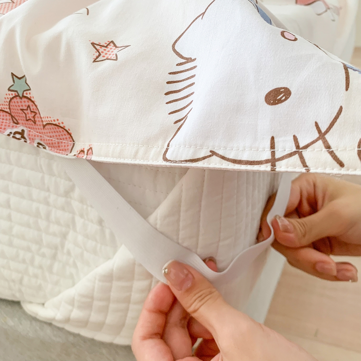 91家纺网 家纺一手货源 找家纺 玉元坊 2026新款三丽鸥正版授权儿童卡通全棉纯棉旅行隔脏睡袋火车出行睡袋 甜心kt