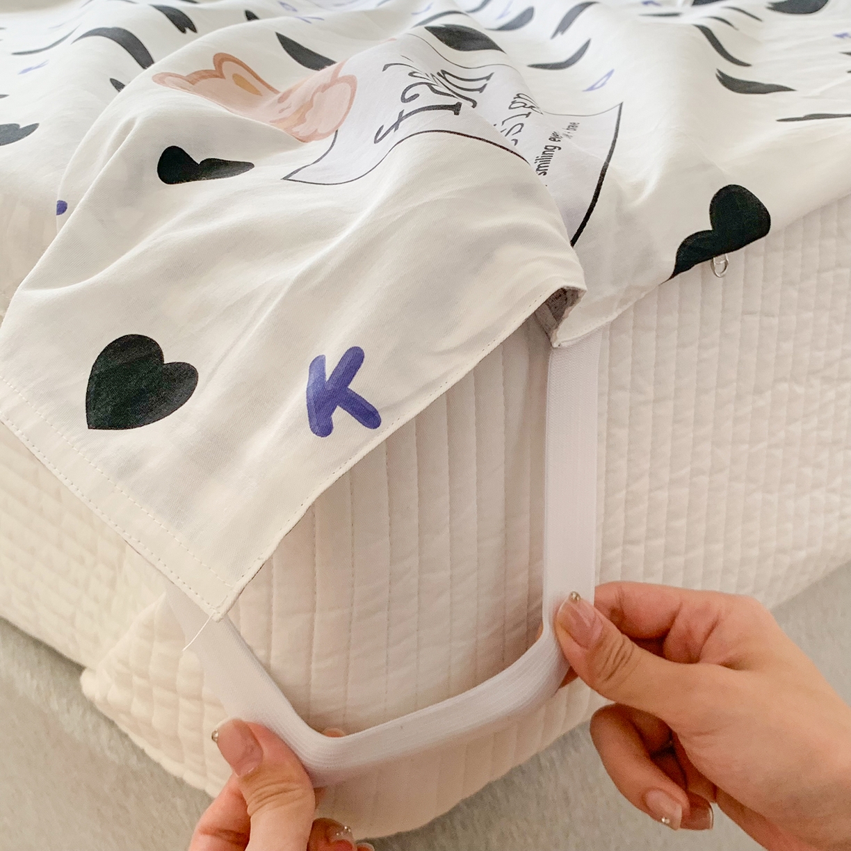 91家纺网 家纺一手货源 找家纺 玉元坊 2026新款三丽鸥正版授权儿童卡通全棉纯棉旅行隔脏睡袋火车出行睡袋 爱心小熊