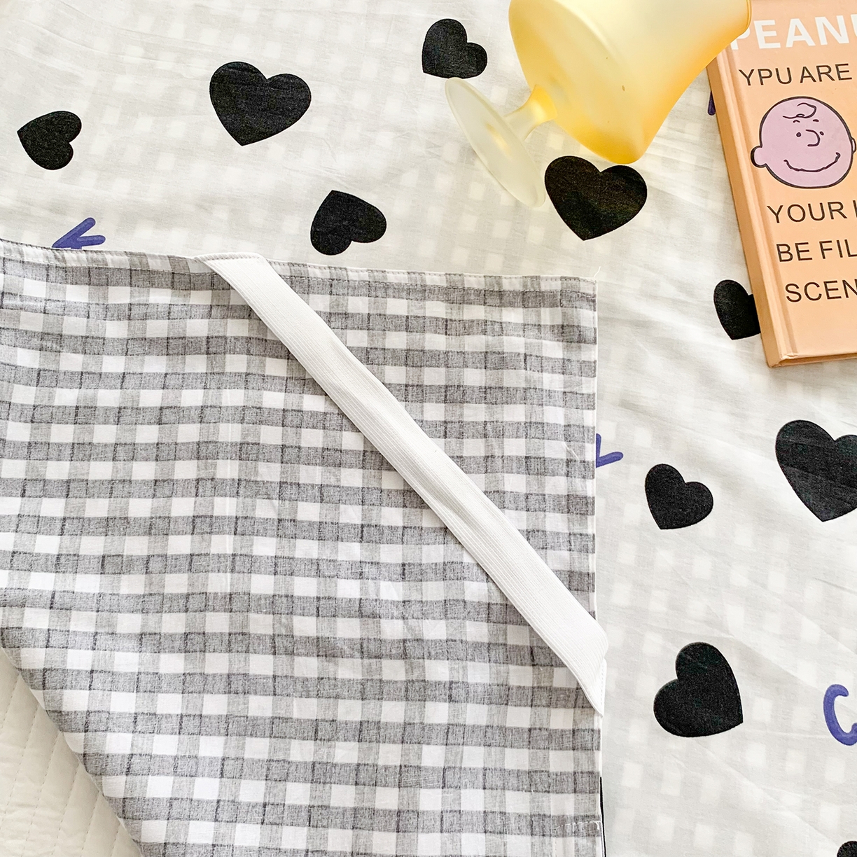 91家纺网 家纺一手货源 找家纺 玉元坊 2026新款三丽鸥正版授权儿童卡通全棉纯棉旅行隔脏睡袋火车出行睡袋 爱心小熊