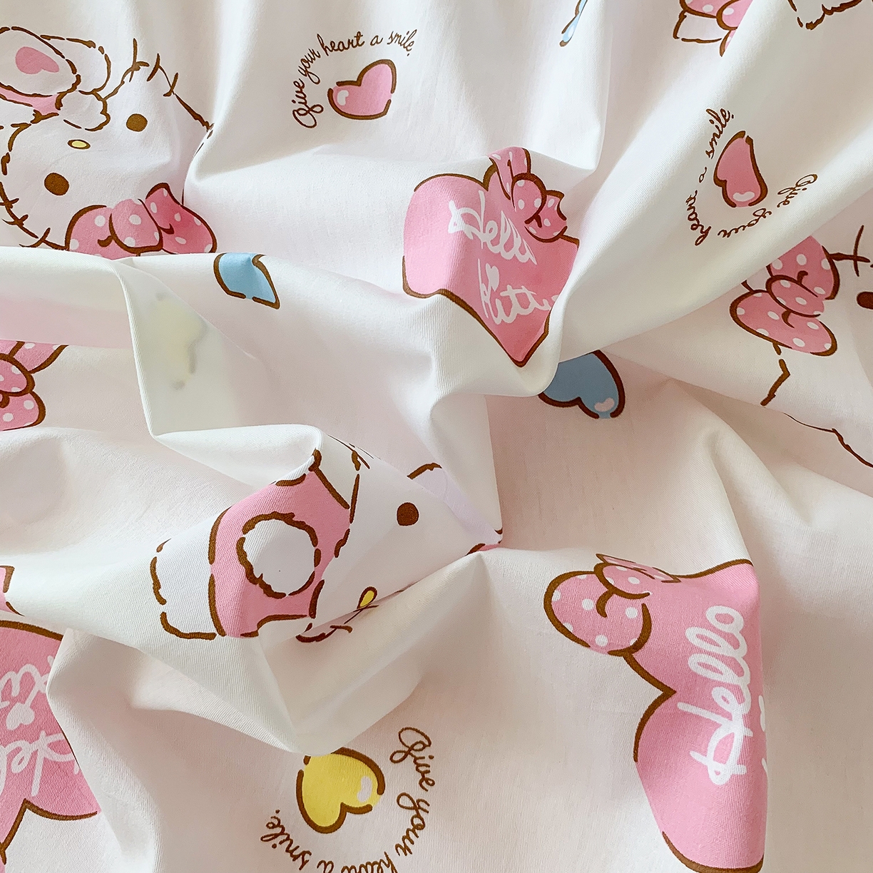 91家纺网 家纺一手货源 找家纺 玉元坊 2026新款三丽鸥正版授权儿童卡通全棉纯棉旅行隔脏睡袋火车出行睡袋 公主kt