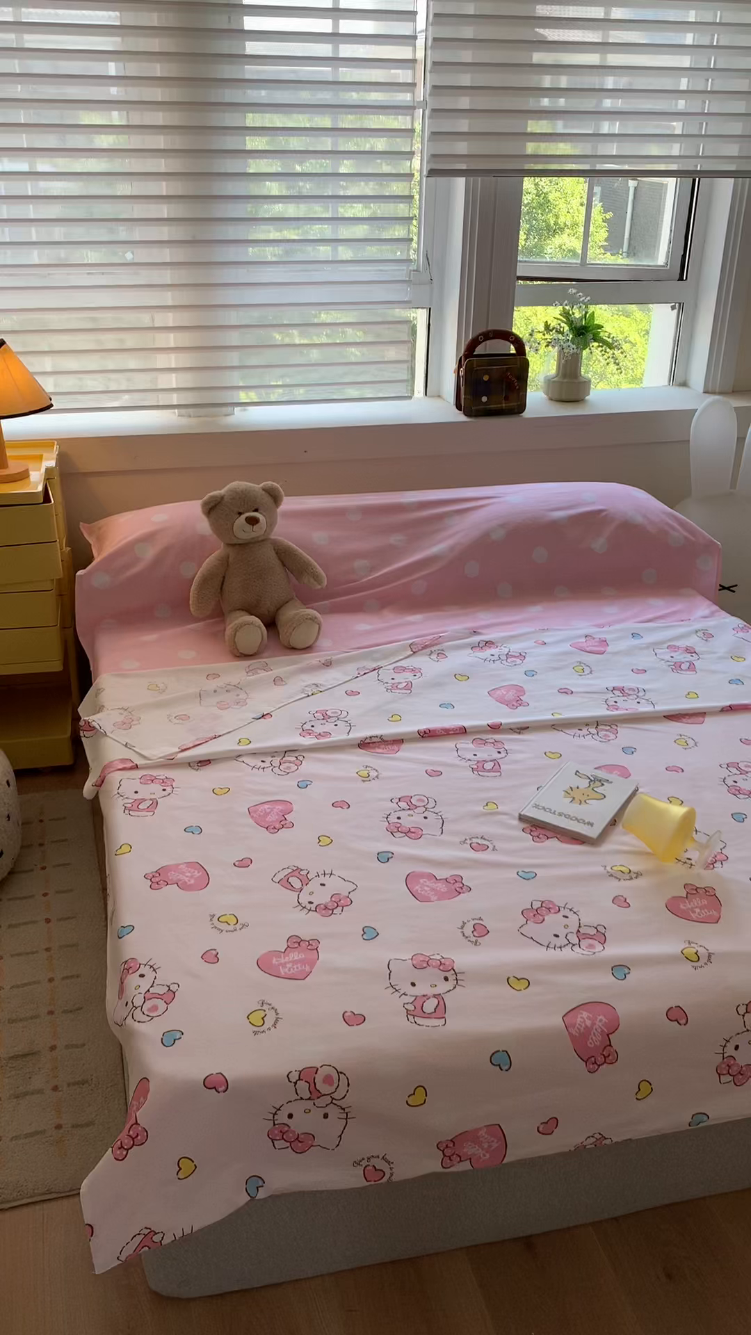 91家纺网 家纺一手货源 找家纺 （总）玉元坊 2026新款三丽鸥正版授权儿童卡通全棉纯棉旅行隔脏睡袋火车出行睡袋