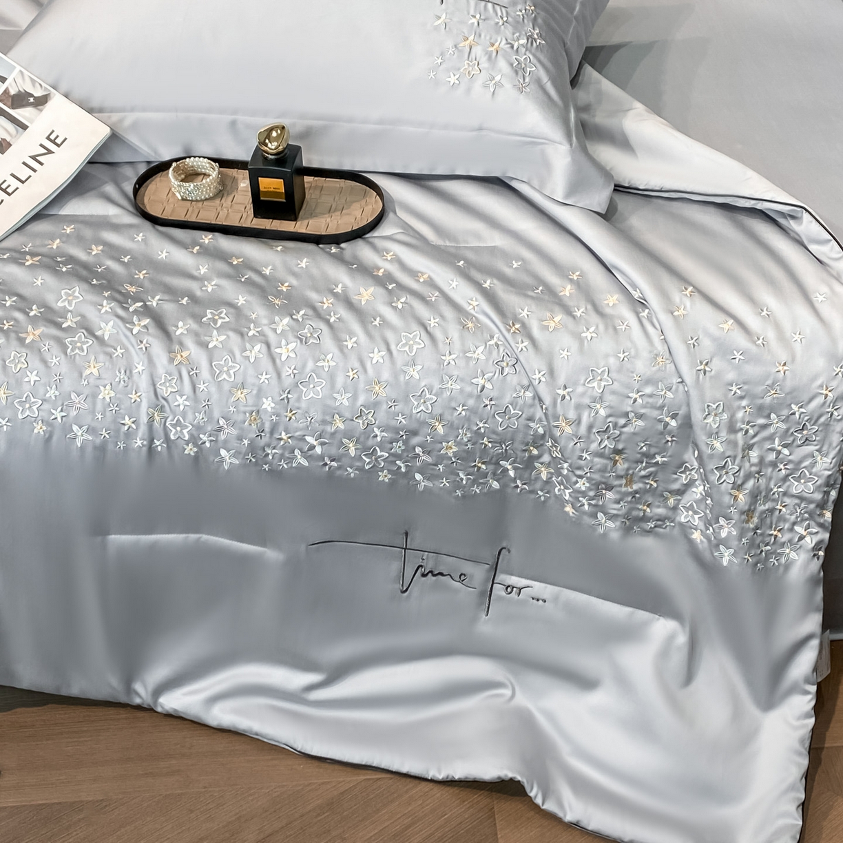 91家纺网 家纺一手货源 找家纺 （总）新方向 2026刺绣A类20%蚕丝天丝棉夏被四件套 65%60s兰精天丝 35%100支长绒棉-星耀