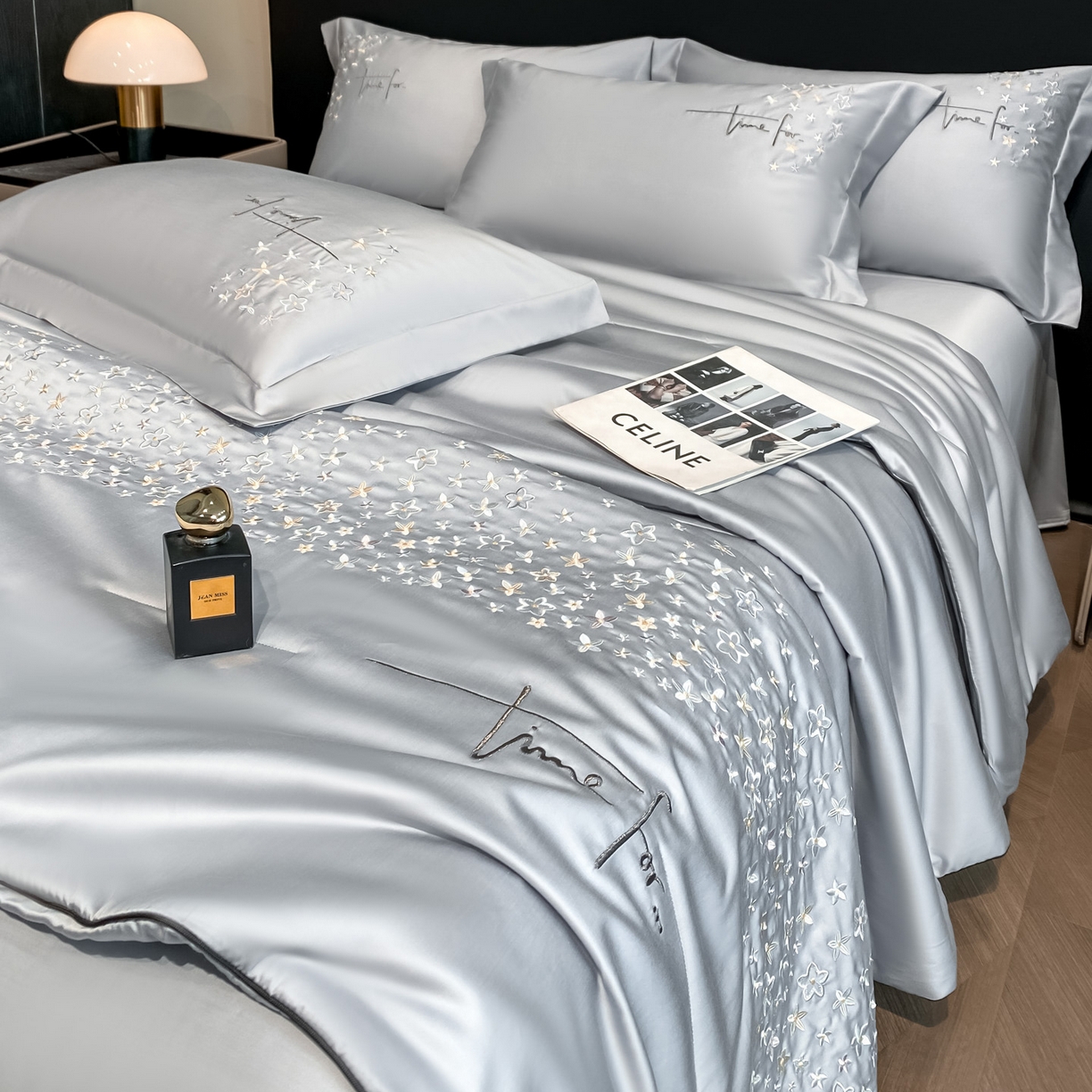 91家纺网 家纺一手货源 找家纺 （总）新方向 2026刺绣A类20%蚕丝天丝棉夏被四件套 65%60s兰精天丝 35%100支长绒棉-星耀